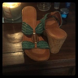 Italian shoe maker wedges